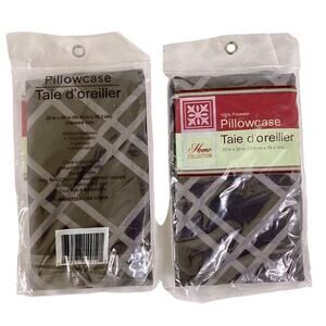 Home Collection Pillow Cases, set of 2